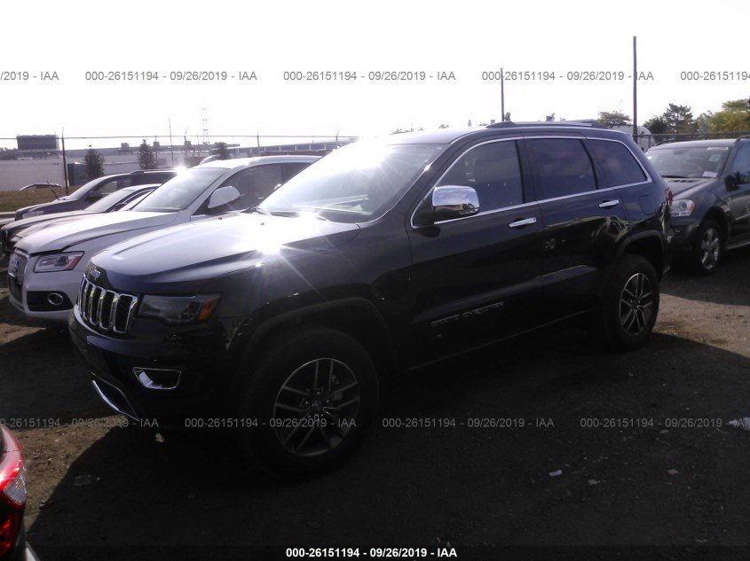 Купить черную бу JEEP GRAND CHEROKEE 3.6 2019 года в США