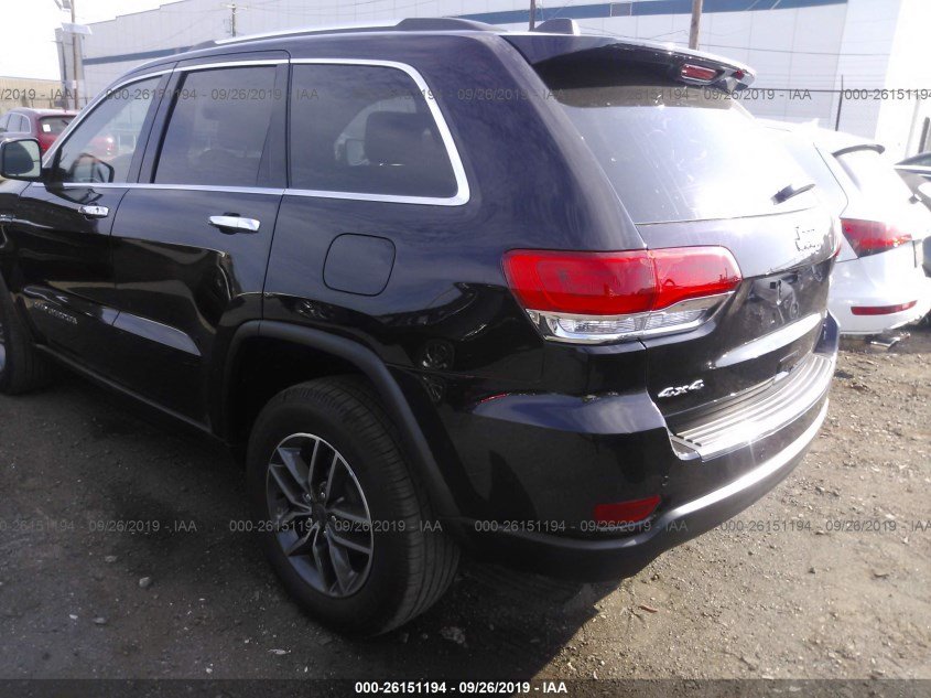 Купить черную бу JEEP GRAND CHEROKEE 3.6 2019 года в США