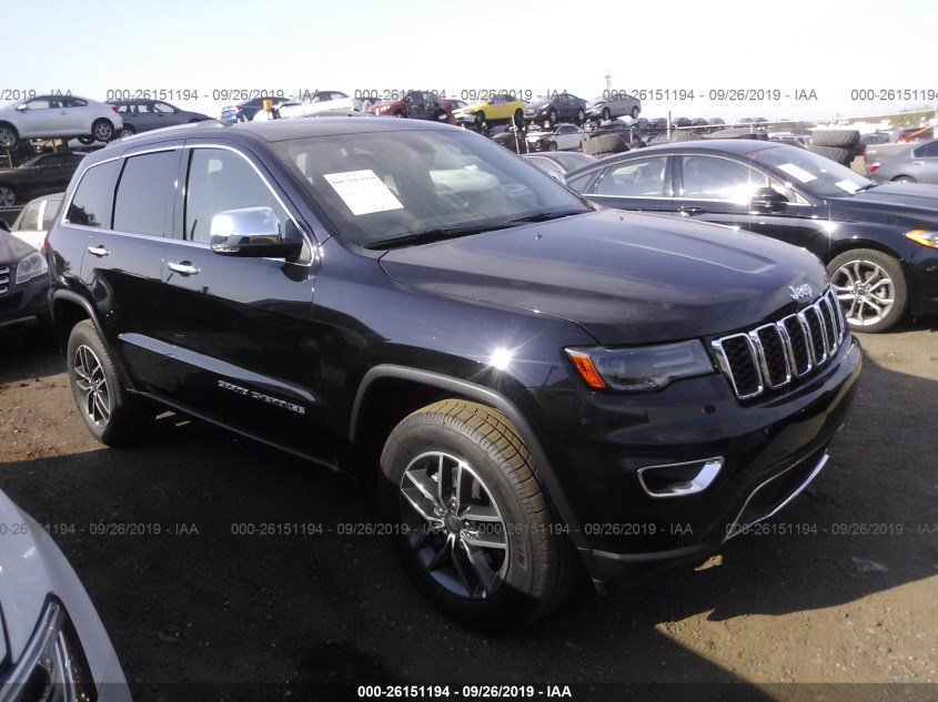 Купить черную бу JEEP GRAND CHEROKEE 3.6 2019 года в США