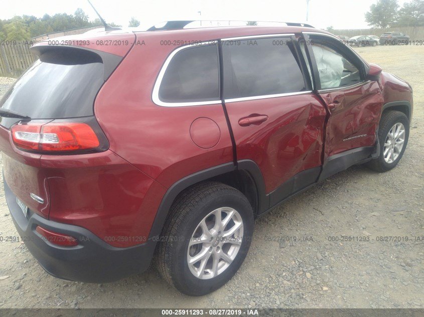 Купить красную бу JEEP CHEROKEE 3.2 2015 года в США