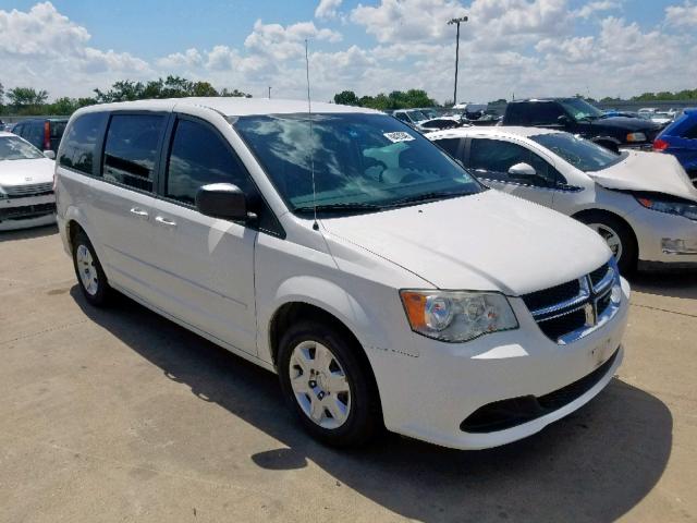 Купить белую б/у DODGE GRAND CARAVAN 3.6 2013 года в США