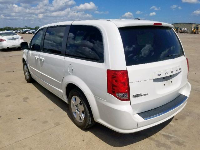 Купить белую б/у DODGE GRAND CARAVAN 3.6 2013 года в США