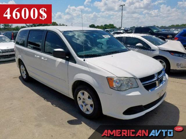 Купить белую б/у DODGE GRAND CARAVAN 3.6 2013 года в США