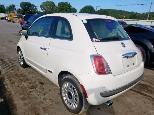 Купить белую бу FIAT 500 1.4 2013 года в США