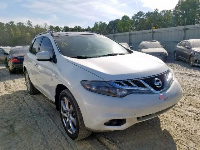 Купить белую бу NISSAN MURANO 3.5 2012 года в США