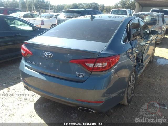 Купить белую бу Hyundai Sonata 2.4 2015 года года в США