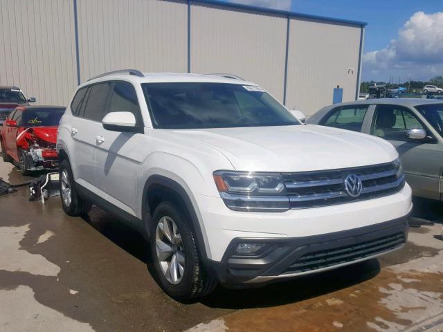 Купить белый бу VOLKSWAGEN ATLAS 2.0 2018 года в США