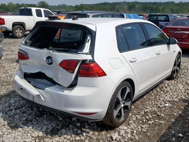 Купить белый бу VOLKSWAGEN GTI 2.0 2017 года в СШ