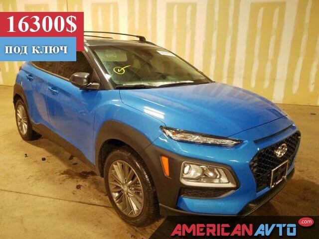 Купить бу HYUNDAI KONA 2.0 2019 года в США