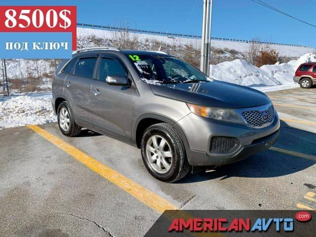 Купить белую бу KIA SORENTO BASE 3.5 2012 года в США