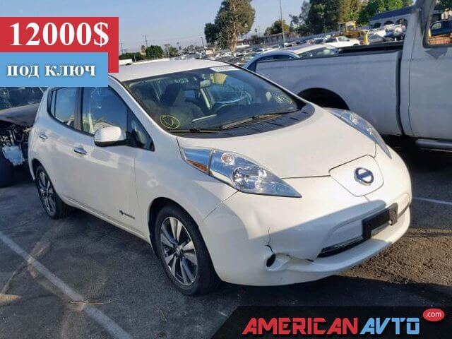 Купить бу Nissan LEAF 24.2kWt 2015 года в США