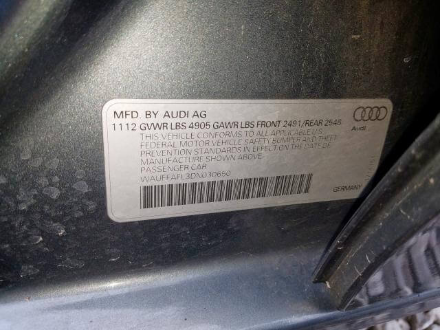 Купить бу AUDI A4 PREMIUM PLUS 2.0 2013 года В США