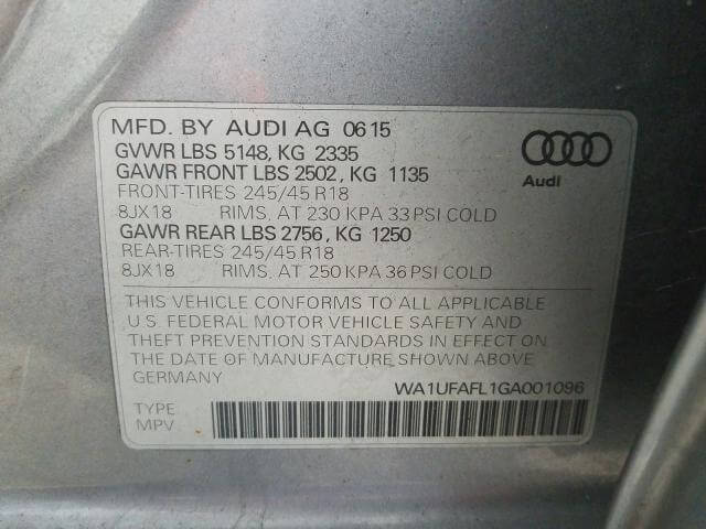 Купить AUDI A4 ALLROAD PREMIUM PLUS 2016 года в США