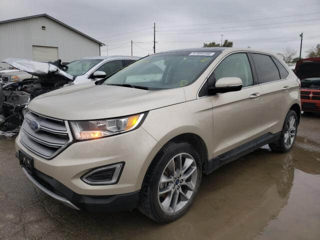 Купить б/у FORD EDGE TITANIUM 2.0 2017 года в США