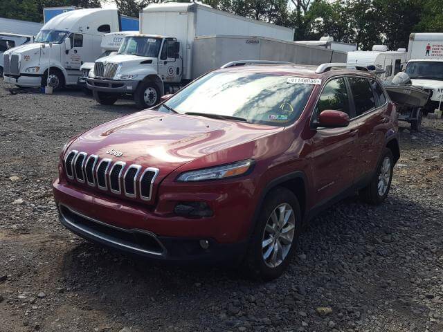 Купить бу JEEP CHEROKEE LIMITED 2016 года в США