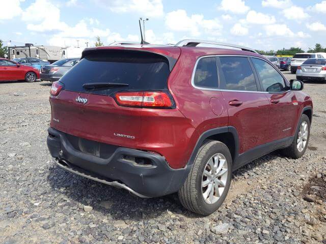 Купить бу JEEP CHEROKEE LIMITED 2016 года в США