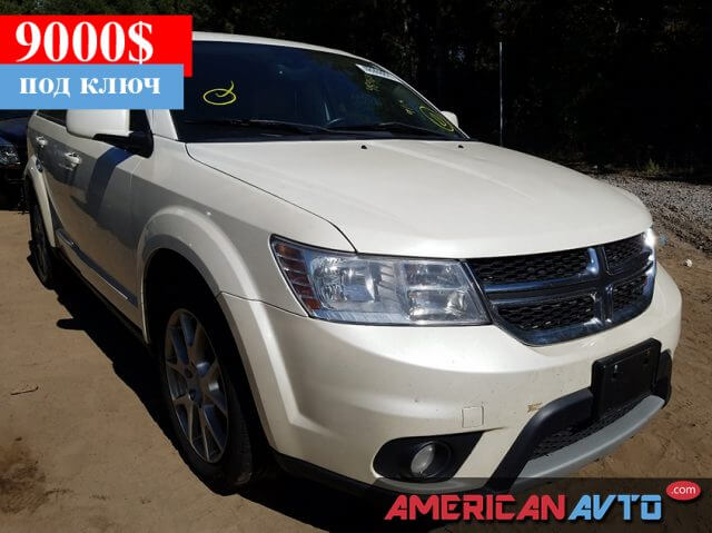 Купить белую бу Dodge Journey 3.6 2014 года в США