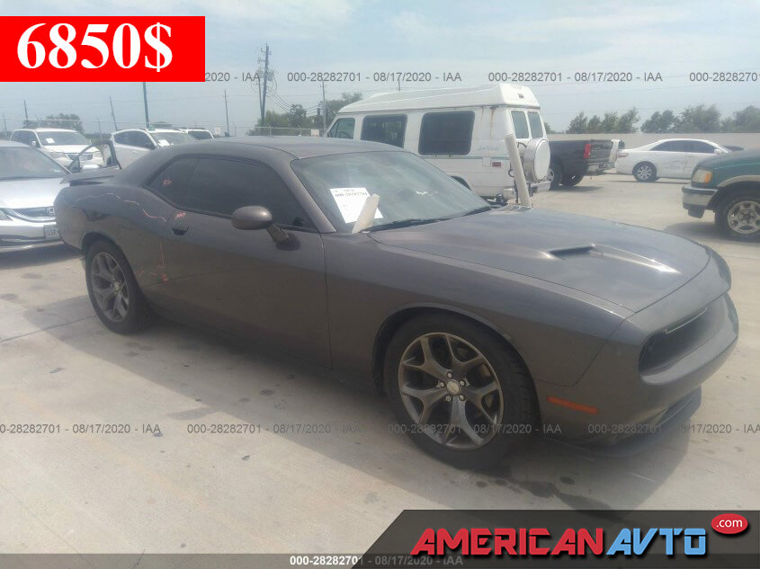 Купить бу DODGE CHALLENGER SXT PLUS 2015 года в США