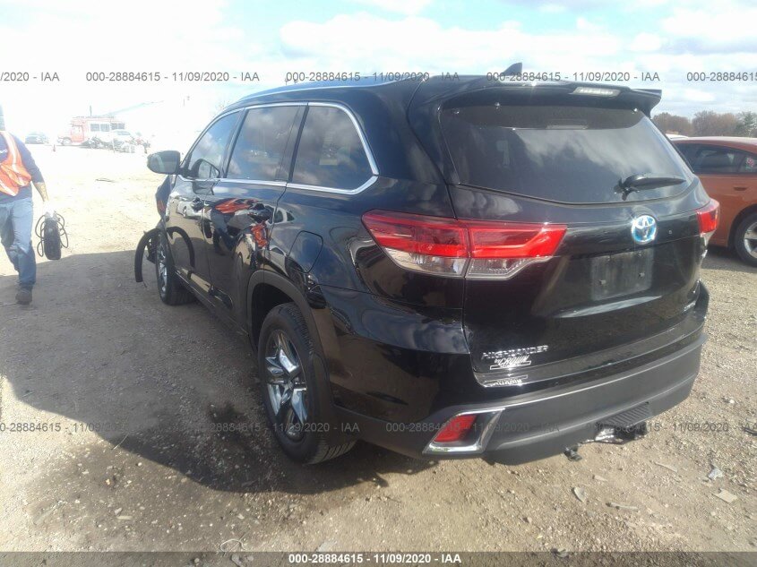 Купить TOYOTA HIGHLANDER HYBRID LIMITED 2019 года в США