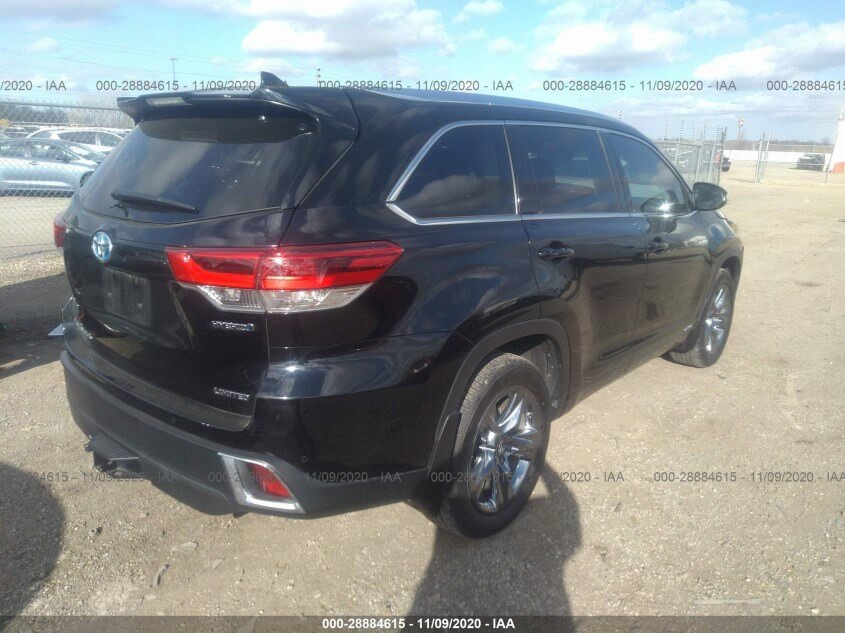 Купить TOYOTA HIGHLANDER HYBRID LIMITED 2019 года в США