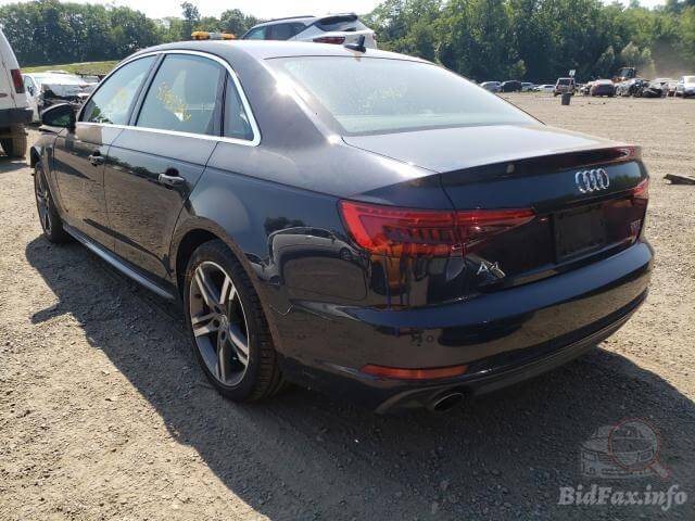 Купить бу AUDI A4 PREMIUM PLUS 2017 года В США